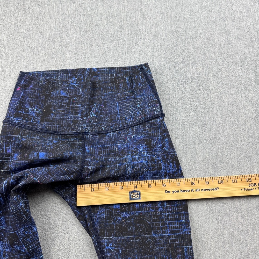 Lululemon Leggings Women 4 Blue Wunder Under Hi-Rise Tight 28" Gym Yoga Pants - Picture 7 of 13